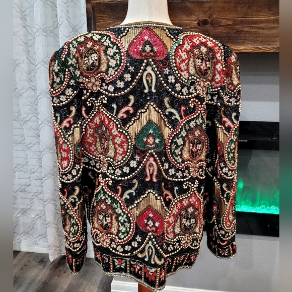 RICHILENE Embroidery Blazer Size 16 Great Condition - Picture 11 of 16